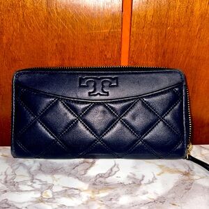 Authentic Tory Burch Navy Wallet